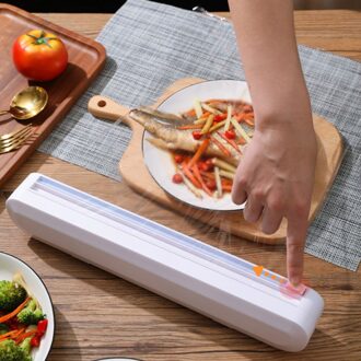 Conserveermiddel Film Cutter Versheid Voedsel Wrap Snijden Papier Vershoudfolie Snijder Opslag Houder Keuken Accessoires