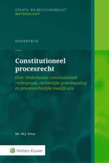 Constitutioneel procesrecht -  M.J. Vetzo (ISBN: 9789013180251)