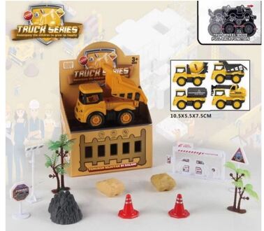 Constructie bouwplaatsset 12-delig verschillende