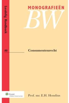 Consumentenrecht - Boek E.H. Hondius (9013116299)