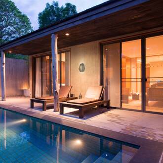 Conta LED buitenwandlamp, taupe