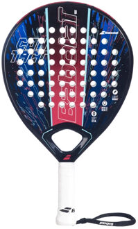 Contact Padelracket zwart - roze - paars - 1 SIZE