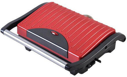 Contactgrill - Tosti Apparaat - Tosti Ijzer - Aigi Wirmo - Cool Touch - RVS - Rood