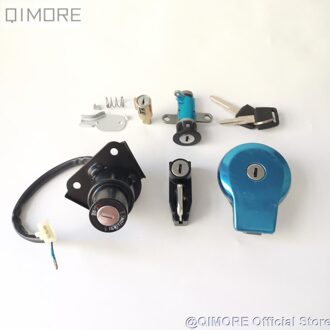 Contactslot/Brandstof Gas Cap Lock Set voor Motorfiets Virago XV125 XV250 XV400 XV535 V Star 250 Route 66 2UJ 3DM 3LS 4RF
