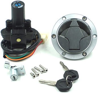 Contactslot Gas Tank Cap W/ Seat Lock Key Set Voor Kawasaki Ninja 250R EX250 Ninja 300R EX300 ER250 ER300 Z250 Z300 Z250SL