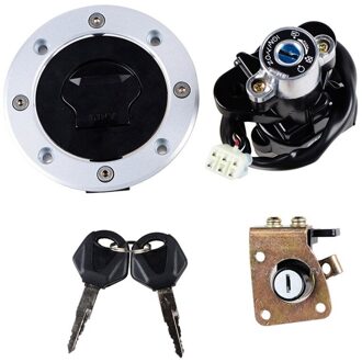 Contactslot Zetel Gas Cap Lock Sleutel Voor Suzuki Gsxr 600/750/1000 01-02 DL1000