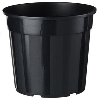 Container zwart 10l H23,4x dia. 27cm