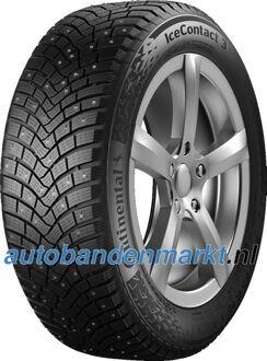 Continental Banden Continental IceContact 3 ( 205/55 R16 94T XL Conti Seal, met spikes ) zwart