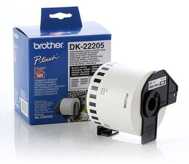 Continue Papier Voor Printers Brother DK22205 Wit