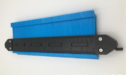 Contour Gauge Plastic Profiel Kopie Contour Meters Standaard Hout Markering Tool Betegelen Laminaat Tegels Gereedschap Profiel Meetinstrumenten blauw 5 inches