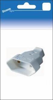 Contra zwakstroomstekker wit