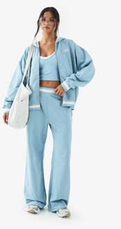 Contrast Jogger Met Rechte Pijp, Light Blue