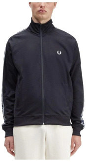 Contrast Tape Track Jas Fred Perry , Blue , Heren - 2Xl,Xl,L,M