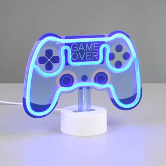 Control LED tafellamp, blauw, breedte 22,8 cm, kunststof blauw, wit