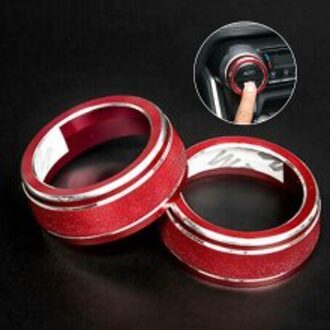 Controle Trim Decoratie Trim Voor Toyota RAV4 -20 2Pcs Ac Schakelaar Cnc Metalen Console Onderdelen