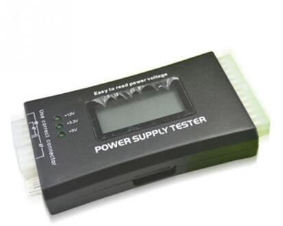 Controleer Quick Digitale Lcd Power Bank Supply Tester Computer 20/24 Pin Voeding Tester Ondersteuning 4/8/24/Atx 20 Pin Interface