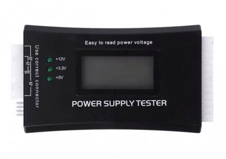 Controleer Quick Digitale LCD Power Bank Supply Tester Computer 20/24 Pin Voeding Tester Ondersteuning 4/8/24 /ATX 20 Pin Interface