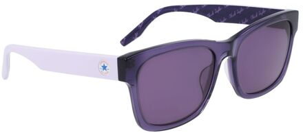 Converse All Star 501 Zonnebril Paarse Rechthoekige Montuur