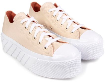 Converse All Star Lift X2 Lage Sportschoenen - maat EU 40.5 / UK 7 Naturel