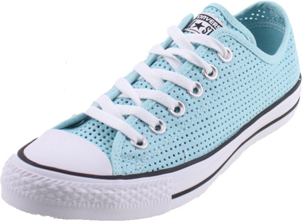 Converse All star low perforated canvas motel pool Licht blauw - 36,5