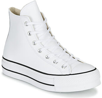 Converse All Stars Hoog Lift Clean Leather 561676C Wit-39