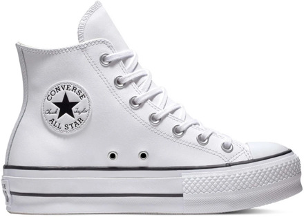 Converse All Stars Hoog Lift Clean Leather 561676C Wit-42