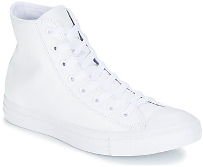 Converse All Stars Leather Hoog 1T406 Wit-43
