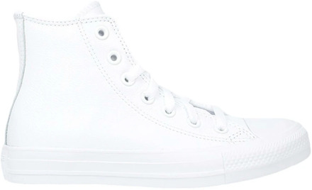 Converse All Stars Leather Hoog 1T406 Wit