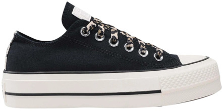 Converse Chuck Taylor All Star Lift Ox Lage sneakers - Dames - Zwart - Maat 37