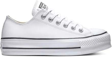 Converse Chuck Taylor All Star Lift Ox Lage sneakers - Leren Sneaker - Dames - Wit - Maat 41