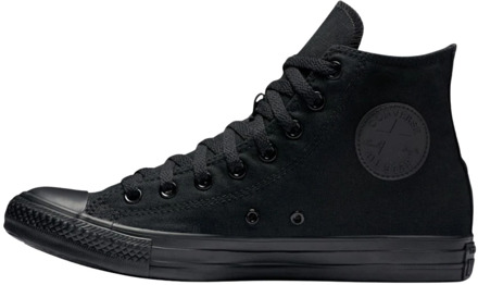 Converse Chuck Taylor All Star Sneakers Hoog Unisex - Black Monochrome - Maat 39.5