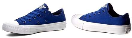 Converse Chuck Taylor II Dames Blauwe Plimsolls - maat EU 36 / UK 3