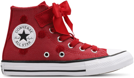 Converse Ctas 1v Hi Peuterschoenen - Rood - Maat 35 - Poly Fleece Red