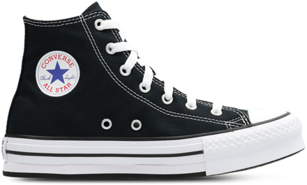 Converse Ctas Eva Lift Kindersneakers - Zwart - Maat 38.5 - Canvas Black