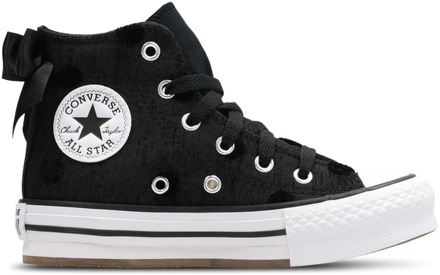 Converse Ctas Eva Lift Peuterschoenen - Zwart - Maat 31 - Poly Fleece Black