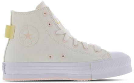 Converse Ctas Eva Lift Platform High Kindersneakers - Beige - Maat 37 - Textil, Leer