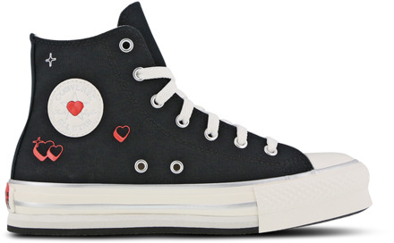 Converse Ctas Eva Lift Platform High Kindersneakers - Zwart - Maat 36 - Textil Black