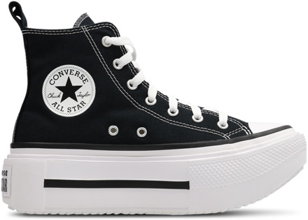 Converse Ctas Lift Double Stack Kindersneakers - Zwart - Maat 37 - Canvas Black