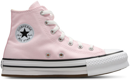 Converse Ctas Lift Hi Kindersneakers - Roze - Maat 37.5 - Canvas Pink