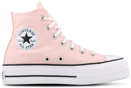 Converse Ctas Lift Platform High Sneakers Dames - Roze - Maat 39 - Textil, Synthetisch Pink