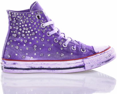 Converse Handgemaakte Paarse Sneakers voor Vrouwen Converse , Purple , Dames - 38 Eu,40 Eu,36 1/2 Eu,36 Eu,41 Eu,37 Eu,39 EU