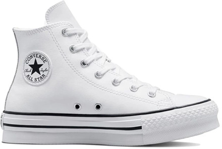 Converse Hoge Sneakers Converse Chuck Taylor All Star Eva Lift Leather Foundation Hi" Wit - 36,37,38,39,35 1/2,37 1/2,38 1/2