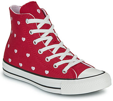 Converse Hoge Sneakers Converse CHUCK TAYLOR ALL STAR HEARTS ROSES" Rood - 36,37,38,39,35 1/2,37 1/2,38 1/2