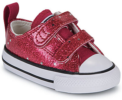 Converse Lage Sneakers Converse CHUCK TAYLOR ALL STAR GLITTER EASY ON" Rood - 19,21,22,23,24,25