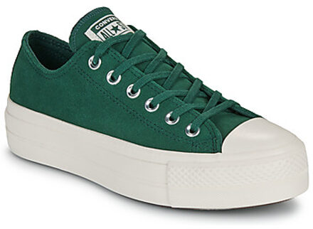 Converse Lage Sneakers Converse CHUCK TAYLOR ALL STAR LIFT PLATFORM COLORFUL SUEDE" Groen - 36,37,38,39,40,41,35,37 1/2,36 1/2,39 1/2