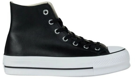 Converse Platform Leren High-Top Sneakers Converse , Black , Dames - 37 Eu,36 1/2 Eu,36 Eu,37 1/2 EU