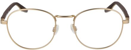 Converse Ronde Metalen Montuur Zonnebril Bruin