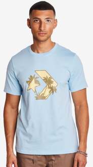 Converse Star Chevron - Heren T-shirts Blue