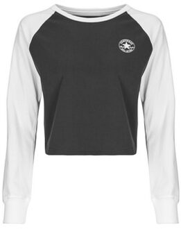 Converse T-Shirt Lange Mouw Converse RAGLAN LONG-SLEEVE TOP" Wit - M, L