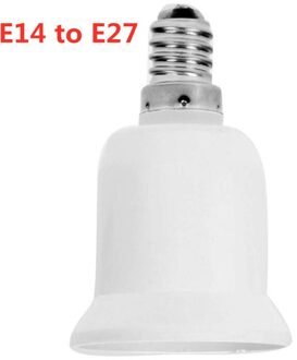 Converter E14 Om E27 Adapter Brandwerende Plastic Conversie Socket Gloeilamp Adapter Lamp Holder Converters Verlichting Accessoires